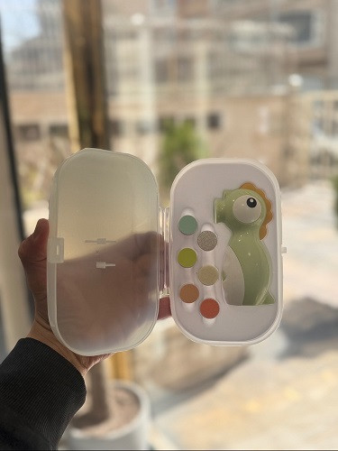 سوهان برقی نوزادی و کودک چراغدار طرح دایناسور