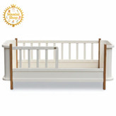 سرویس 5 تیکه تخت و کمد نوزاد سلیکا مدل کارن ( پوششی دو رنگ )