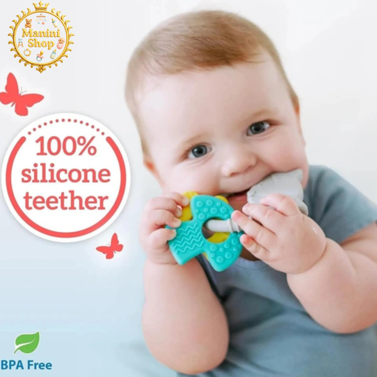 دندانگیر طرح روباه ۳ تکه چندکاره (Fox Teether 3-Pack)