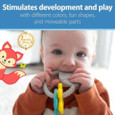 دندانگیر طرح روباه ۳ تکه چندکاره (Fox Teether 3-Pack)