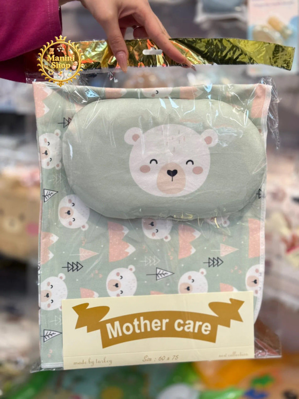زیرانداز تعویض نوزاد مادرکر Mothercare مخمل پشت پلاستیک ۷۰×۵۰ لوکس، نرم و ضدآب