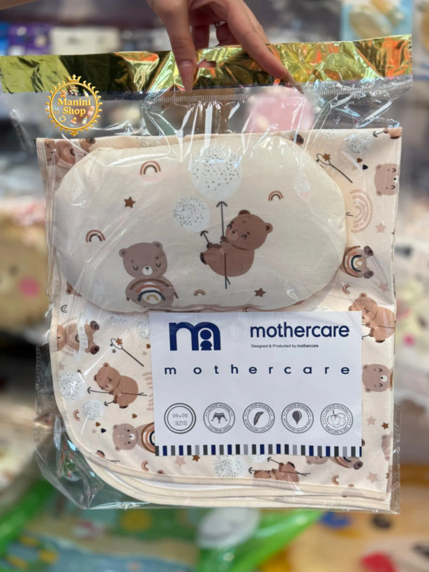 زیرانداز تعویض نوزاد مادرکر Mothercare مخمل پشت پلاستیک ۷۰×۵۰ لوکس، نرم و ضدآب