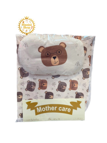 زیرانداز تعویض نوزاد مادرکر Mothercare مخمل پشت پلاستیک ۷۰×۵۰ لوکس، نرم و ضدآب