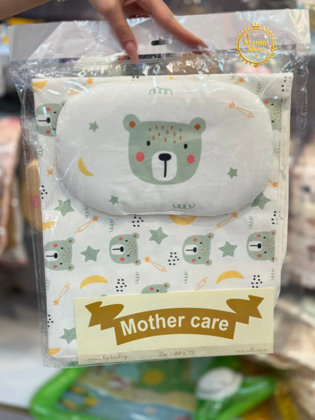 زیرانداز تعویض نوزاد مادرکر Mothercare مخمل پشت پلاستیک ۷۰×۵۰ لوکس، نرم و ضدآب