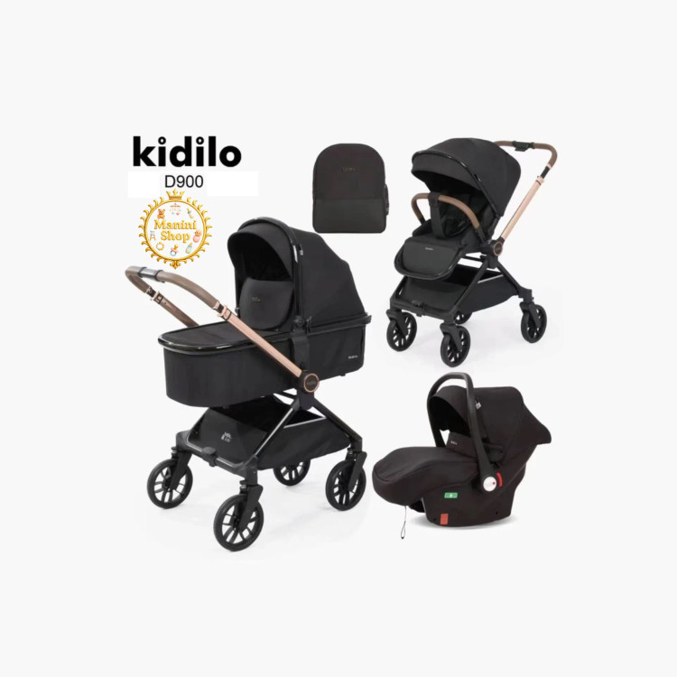 سرویس کامل کالسکه و کریر 7 تکه D900 برند کیدیلو (Kidilo)