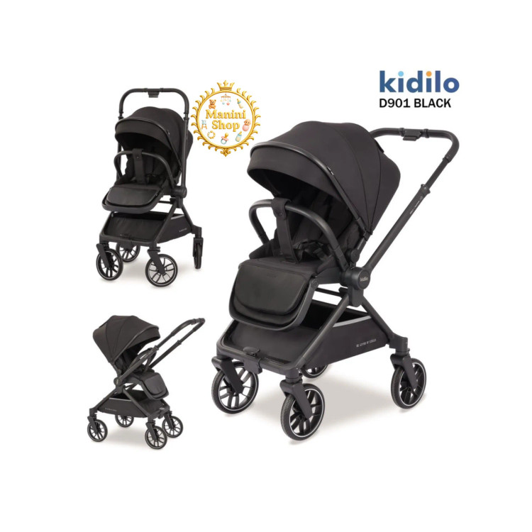کالسکه مسافرتی برند کیدیلو Kidilo مدل D901 مشکی