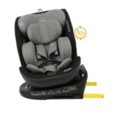 صندلی ماشین کیدیلو (Kidilo) مدل ST-6 چرخش ۳۶۰ درجه ایزوفیکس دار مشکی طوسی