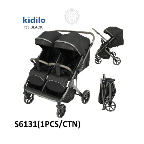 کالسکه دوقلو کیدیلو kidilo مدل T33 رو به مادر مانی نی شاپ